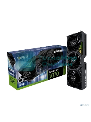 Видеокарта Palit NVIDIA GeForce RTX 5070 GamingPro OC 12Gb PCI-E 192bit GDDR7 2325/28000 HDMIx1 DPx3 HDCP Ret