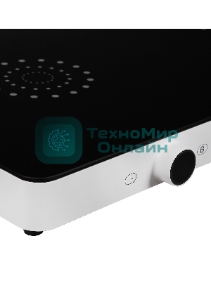 Плита настольная электрическая Hyundai HYC-0108 белый стеклокерамика (настольная)