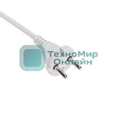 Удлинитель Rexant STANDARD 4 гнезда, 5 м, 2х1,0 мм², б/з, белый