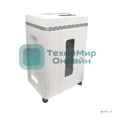 Шредер Office Kit S200TSCD 0,8x2 белый (секр.P-7) фрагменты 6лист. 25лтр. скобы пл.карты CD