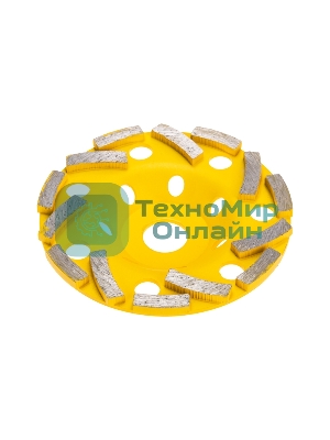 Чашка алмазная шлифовальная Kranz Турбо-сегмент, 125х22,2мм