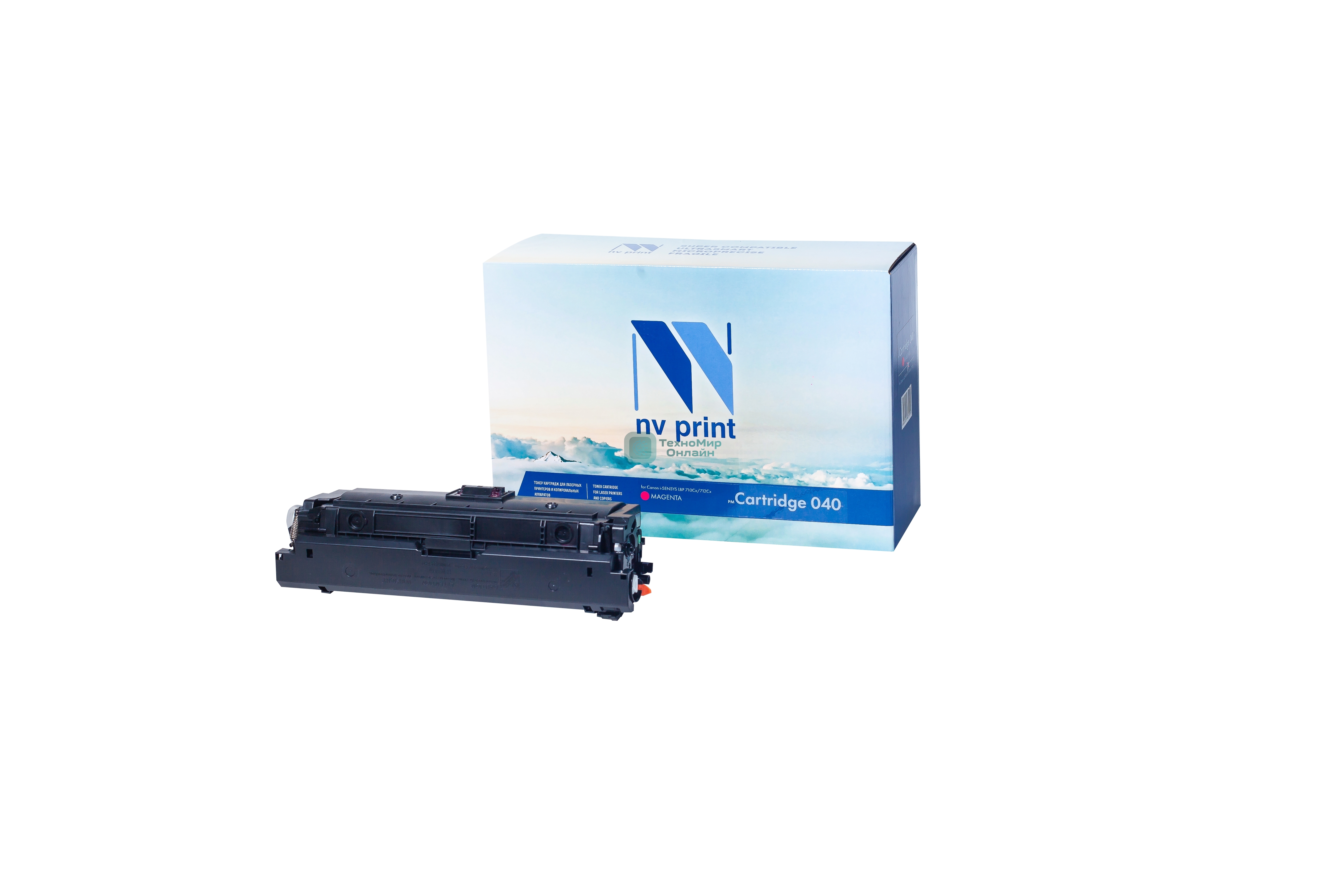 Картридж лазерный NVPrint совместимый NV-040 Magenta для Canon i-SENSYS LBP 710Cx/712Cx (5400k)