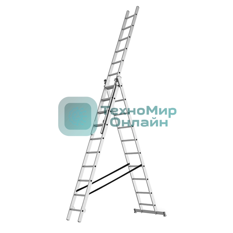 Трехсекционная промышленная лестница Rexant 3x9