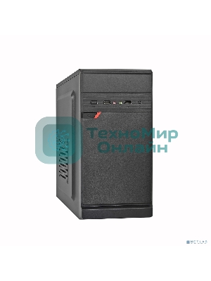 Компьютерный корпус ExeGate EX283057RUS Minitower ExeGate BAA-106 Black, mATX, (AAA350, 80мм), 2хUSB, Audio