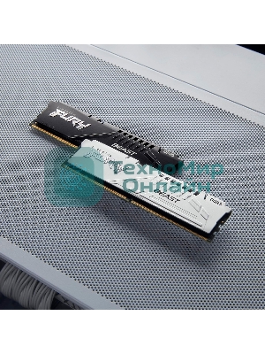 Оперативная память Kingston Fury Beast, DDR5, 32GB (2x16GB), 5200MHz, CL40, DIMM, с радиаторами, белый