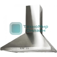 Вытяжка каминная Elikor Вента 60Н-650-К3Д серебристый, 59 см, 650 куб. м/ч, 56 дБ