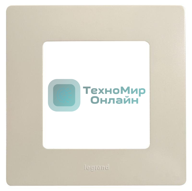 Рамка ETIKA 1 пост, сл. кость