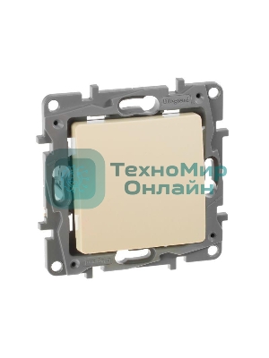 Выключатель 10АХ, на винтах, сл.кость ETIKA 