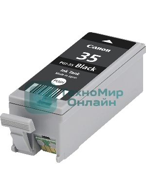 Картридж струйный Canon PGI-35Bk (1509B001) черный (9.30 мл, 200 стр.) для Canon PIXMA iP100, iP110