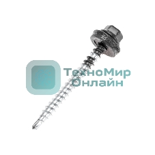 Саморез кровельный Kranz 4,8х50, окрашенный RAL 7024, короб (150 шт/уп)