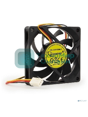 Вентилятор Gembird для корпуса 70x70x15, втулка, 3pin, провод 25 см D7015SM-3