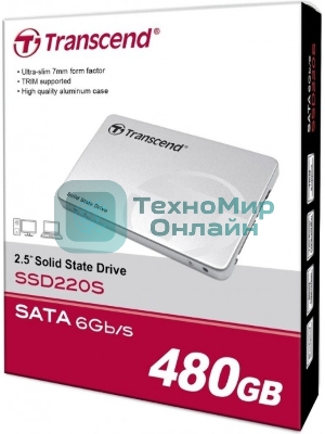 Накопитель SSD Transcend 220S, 480GB, 2.5