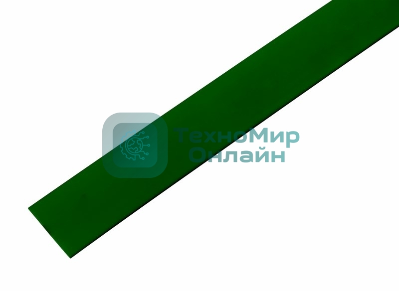 Термоусаживаемая трубка Rexant 22,0/11,0 мм, зеленая, упаковка 10 шт. по 1 м