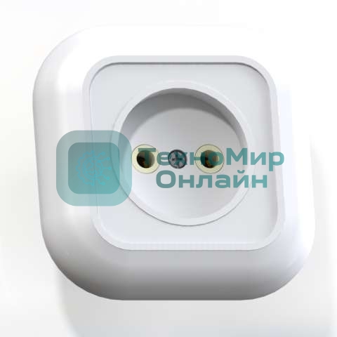 Розетка Кунцево-Электро 1-м СП Валентина 10А IP20 РС10-153 белый