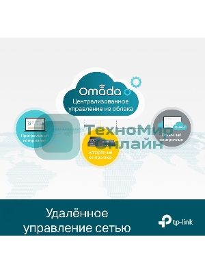 Коммутатор TP-Link JetStream 24-port Gigabit L2/L2+ Managed Switch with 4 SFP slots, support SDN controller, abundant L2/L2+ features, 1U rack mountable, full managed via web UI/CLI/Console/SSH/Telnet/SNMP.