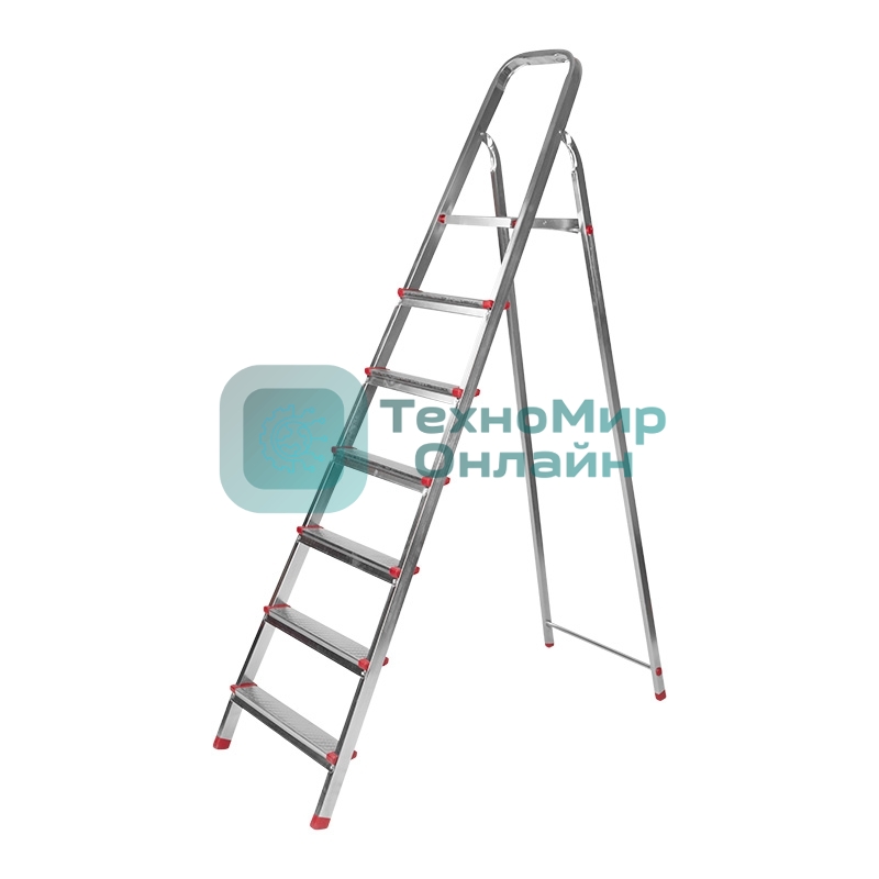 Стремянка металлическая Rexant 7 ступенек, усиленный профиль