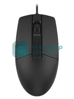 Комплект клавиатура+мышь A4Tech KK-3330 проводной, USB, 1200 DPI, чёрный