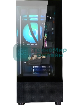 Компьютерный корпус AeroCool/Formula Crystal Z1 черный без БП ATX 2xUSB 2.0 1xUSB 3.0 audio bott PSU