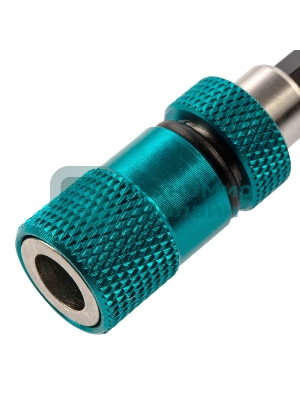 Адаптер для бит Gross с ограничителем и двойным магнитом, 1/4