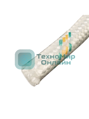 Фал плетеный Сибртех капрон 24-прядный с капрон. серд. 10 мм, бухта 100 м, 1300 кгс