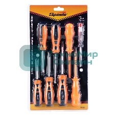 Набор отверток Sparta PH, SL - 5шт., д/эл. - 2шт., проб.эл.на 220В - 1шт., 8 предметов