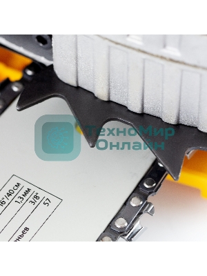 Пила цепная бензиновая Denzel DGS-5218, шина 45 см, 52см3, 3,5 л.с., шаг 0,325, паз 1,5 мм,