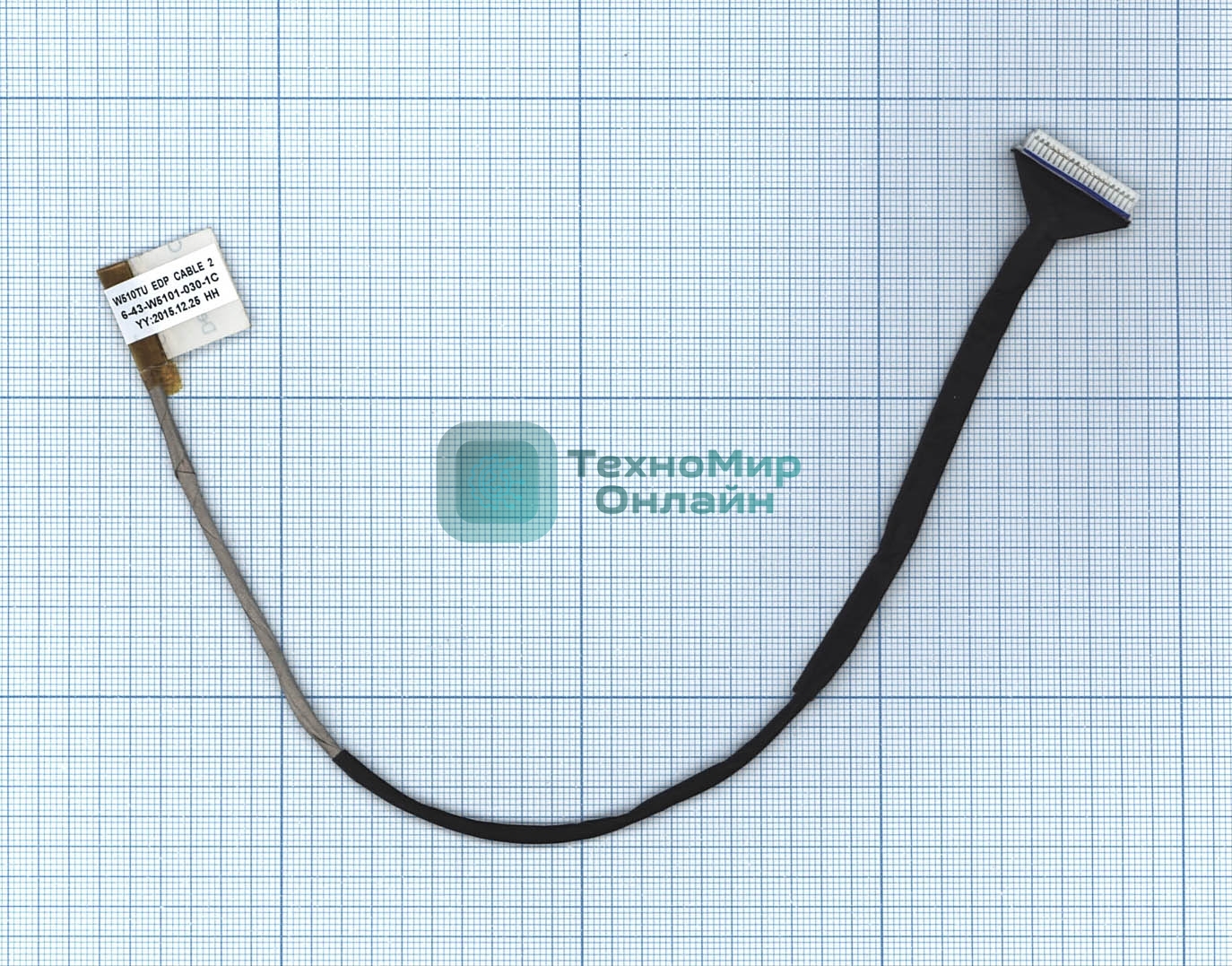 Шлейф матрицы для ноутбука Clevo W510 W510TU