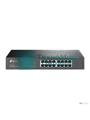Коммутатор TP-Link SMB TL-SG1016D неуправляемый настольный/19U 16x10/100/1000BASE-T