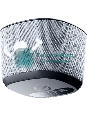Умная колонка Sber Boom Home, 8Вт, с экраном, 1 динамик, часы, мультирум, TWS, Zigbee хаб, Wi-Fi, Bluetooth 5.0, Zigbee, Салют, серый