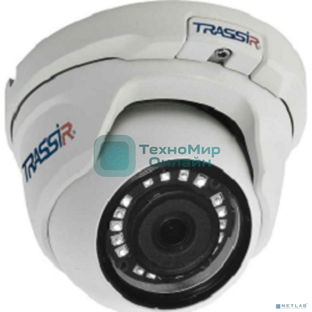 Камера видеонаблюдения IP TRASSIR TR-D4S5 v3 2.8(D) Уличная 4Мп IP-камера с ИК-подсветкой. Матрица 1/3
