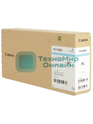 Картридж струйный Canon PFI-706 PC (6685B001) фото голубой (700 мл) для Canon iPF8300S/8400/9400S/9400