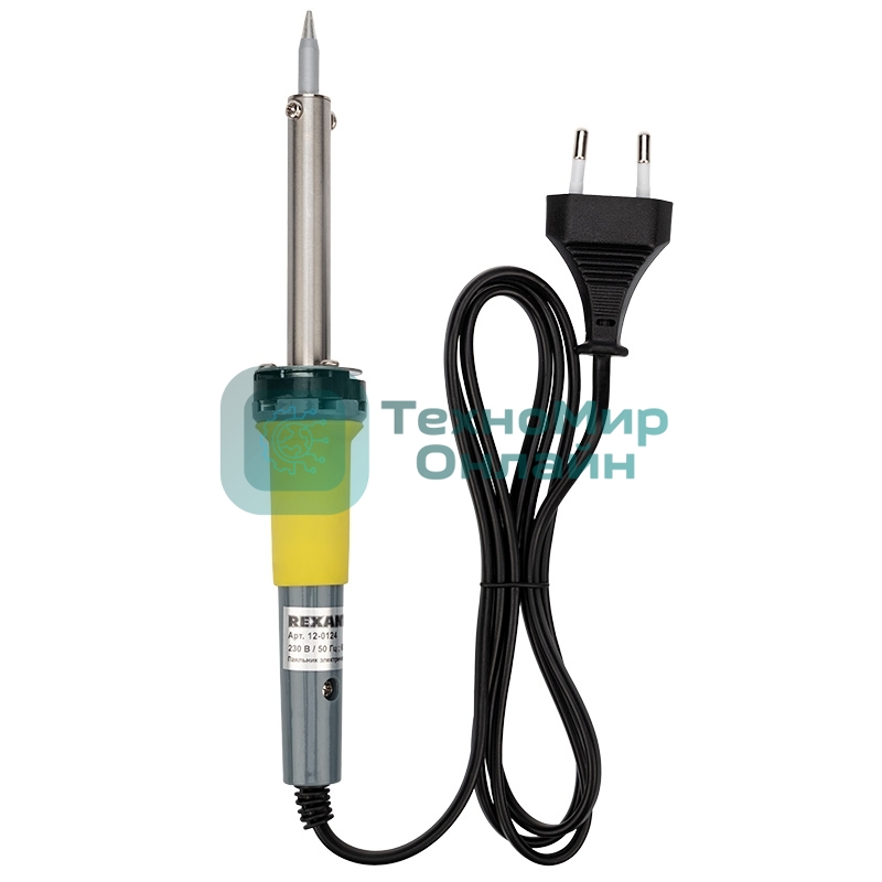 Паяльник Rexant с керам. нагревателем долговечное жало 220В/60Вт