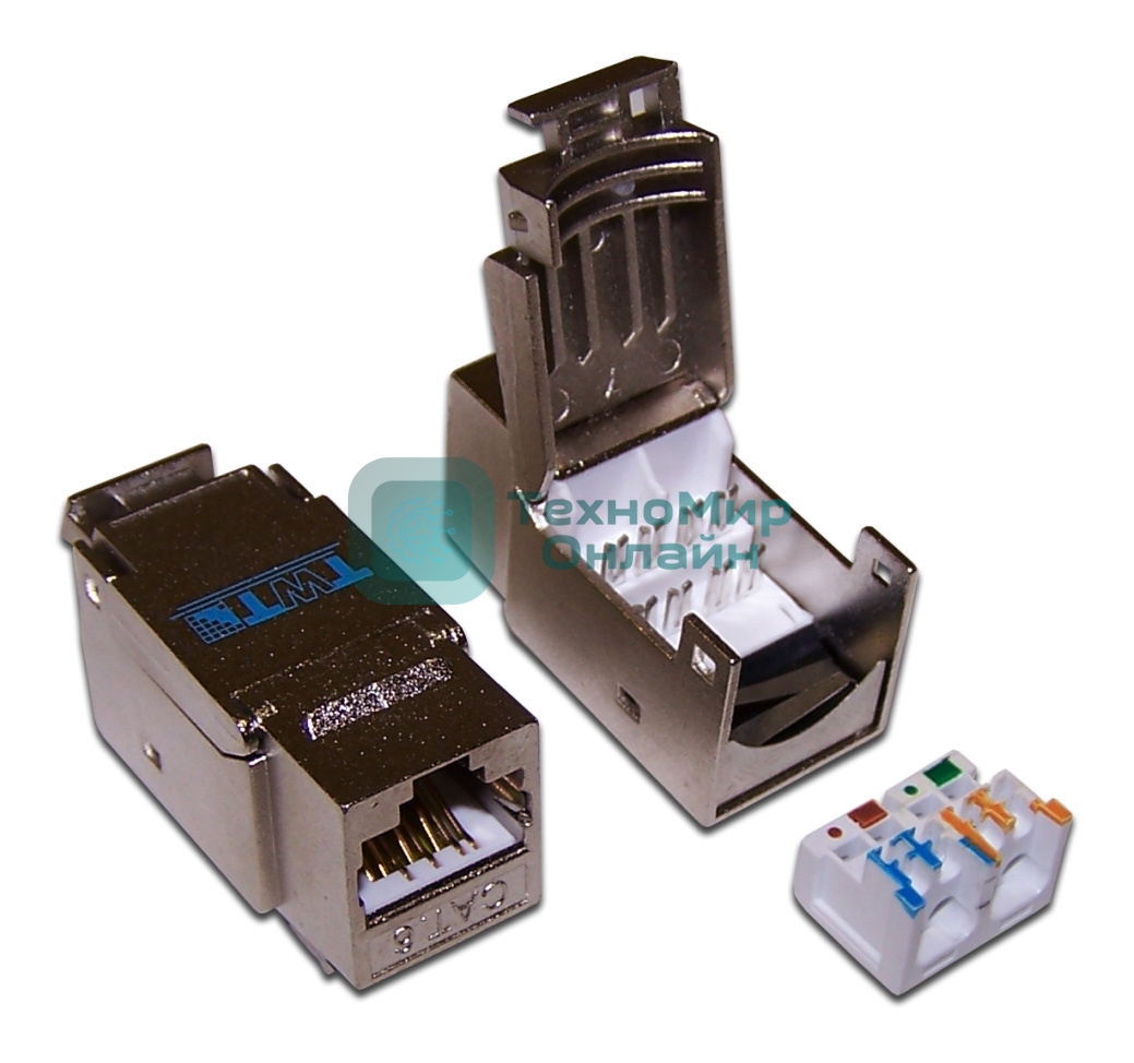 Модуль LANMASTER TWT-OK45STP/6-WH информ. KeystoneRJ45 Cat.6 UTP белый (упак.:1шт)