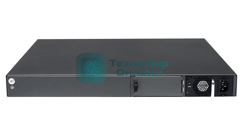 Коммутатор управляемый стекируемый уровня L3 с поддержкой PoE 802.3af/at, 24 порта 10/100/1000 BASE-T, 4 порта 10GbE SFP+, 4K VLAN, 32K MAC адресов, консольный порт, 1 MGMT порт, 1 порт USB 2.0 (на п