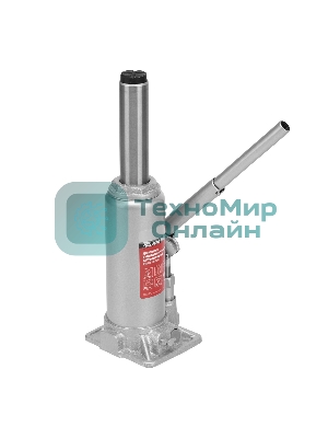 Домкрат гидравлический бутылочный Matrix, 6 т, h подъема 216–413 мм