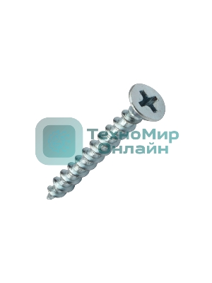 Саморез оконный Kranz острый, 4.1х35, белый цинк, короб (500 шт./уп.)