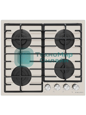 Газовая варочная панель Maunfeld EGHG.64.6CBG/G, 4 конфорки, закаленное стекло, бежевый