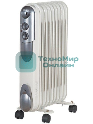 Масляный радиатор Ресанта ОМПТ- 9Н 67/3/4 2,0кВт, 450 140 650, 9 секций, 9,7 кг