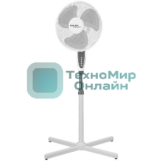 Вентилятор напольный Scarlett SC-SF111B24 45Вт скоростей:3 серый/белый