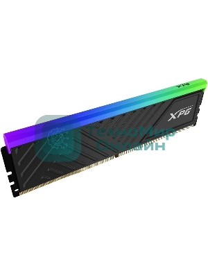 Оперативная память XPG Spectrix D35G RGB, DDR4, 16GB (1x16GB), 3200MHz, CL16, DIMM, с радиатором, RGB, черный