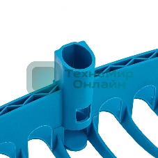 Грабли пластиковые Palisad LUXE 400 мм, 12 прямых зубьев, усиленные