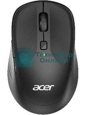 Мышь беспроводная Acer OMR300 черный, 1600 dpi, радиоканал, USB, кнопки - 6
