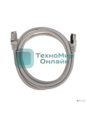 Патч-корд S/FTP Rexant cat.6a (10G), RJ45-RJ45, неэкранированный, 28AWG, LSZH, серый, 2 м