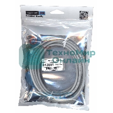 Кабель Vention USB 2.0 AM - USB AF 3 м серый круглый