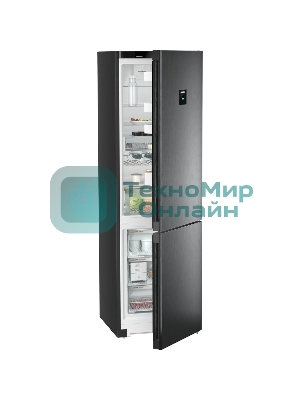 Холодильник Liebherr CNBDC 573I-22 001 черная нержавеющая сталь двухкамерный 266/94л морозилка снизу