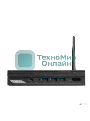 Компьютер MSI Pro DP10 12M Mini Core i7-1360P (2.2GHz), 32Gb(16*2) DDR4 SO-DIMM, 1TB SSD M.2, Intel UHD Graphics, noDVD, WiFi, BT, 120W, VESA, VGA, noOS, 1y war-ty, черный