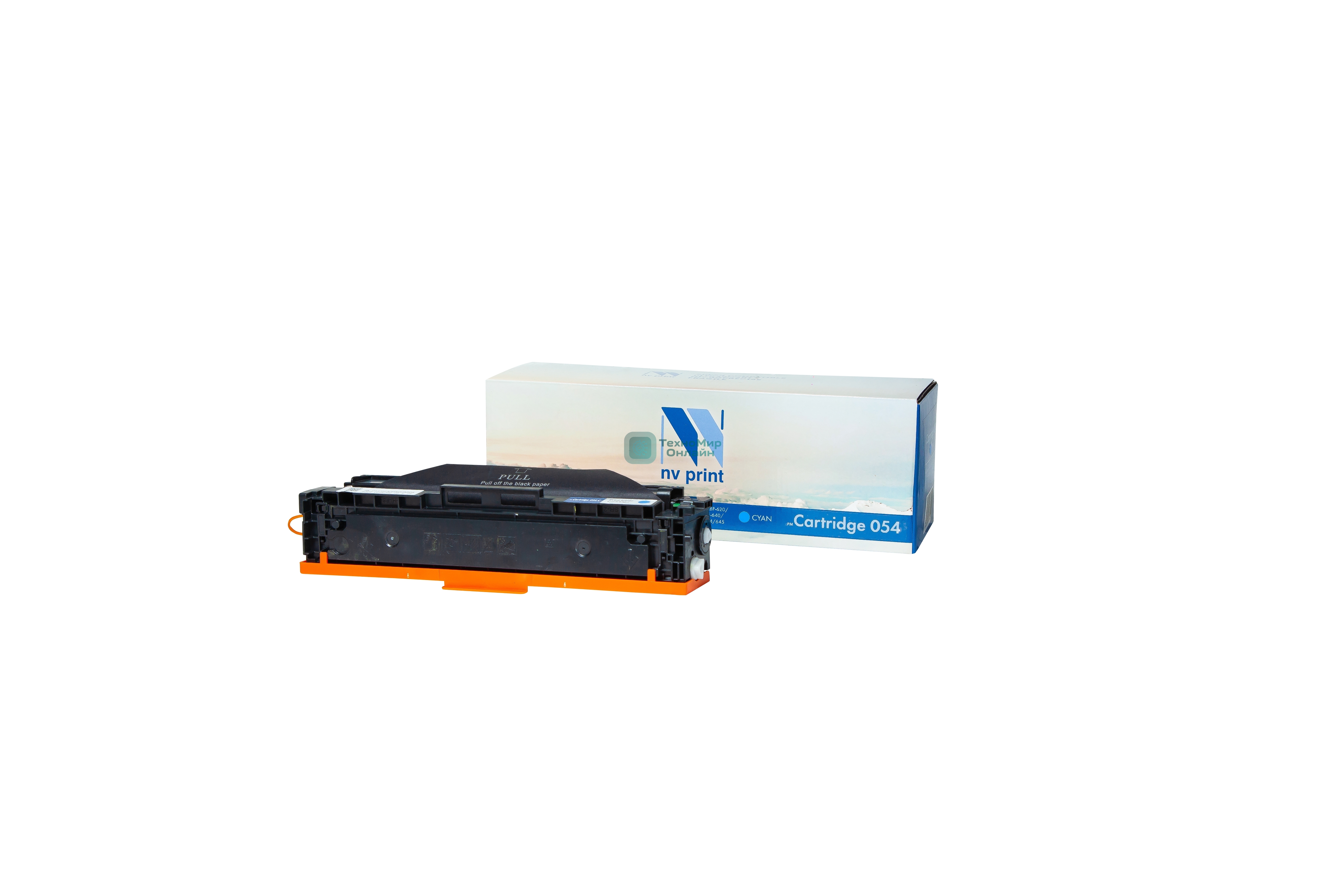 Картридж лазерный совместимый NVPrint NV-054 голубой для Canon i-Sensys LBP-620/621/623/640/MF-640/641/642/643/644/645 (1200k)