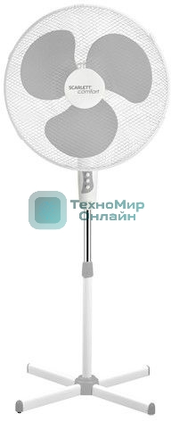 Вентилятор напольный Scarlett SC-SF111B27 (серый)