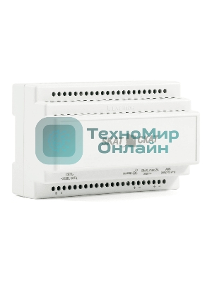 Источник бесперебойного питания SKAT-24-2,0 DIN 24В 2А пластиковый корпус под DIN рейку 35 мм SKAT-24-2,0 DIN power supply 24V 2A plastic case for 35 мм DIN rail