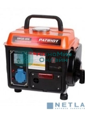 Электрогенератор бензиновый Patriot Max Power SRGE 950, 0.8 кВт, 60 дБ, 16 кг